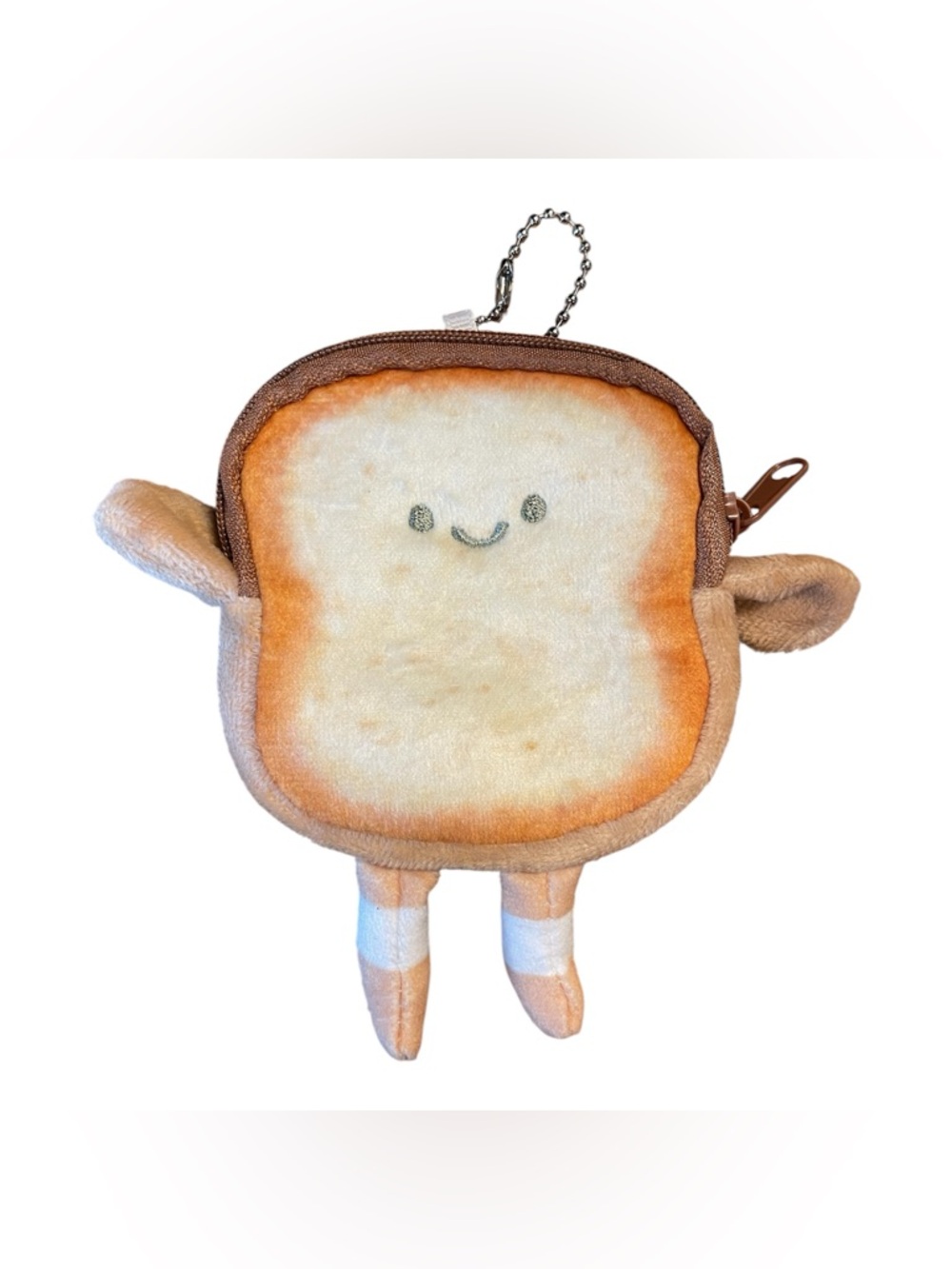 Cute Toast Plush Coin Pouch